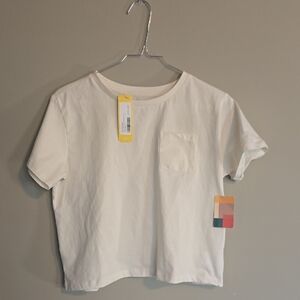Classic White Kids Pocket T-Shirt